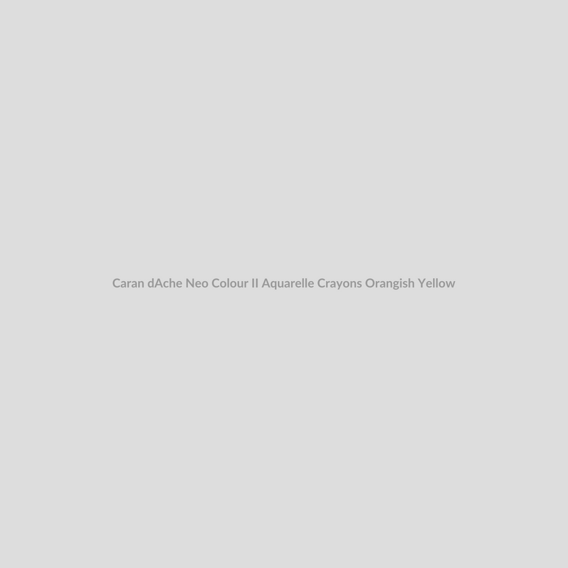 Caran d'Ache Neo Colour II Aquarelle Crayons Orangish Yellow