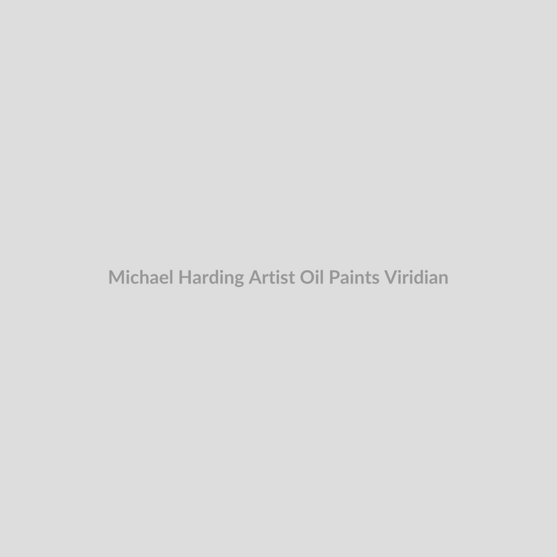 Michael Harding Artist Oil Paints Viridian