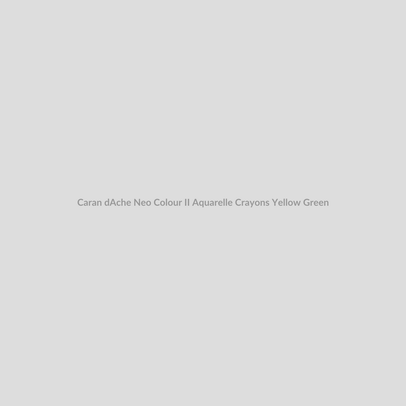 Caran d'Ache Neo Colour II Aquarelle Crayons Yellow Green