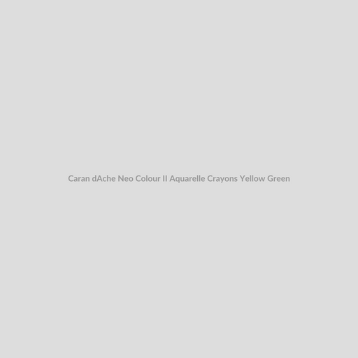 Caran d'Ache Neo Colour II Aquarelle Crayons Yellow Green