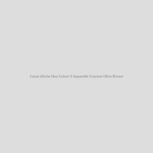 Caran d'Ache Neo Colour II Aquarelle Crayons Olive Brown
