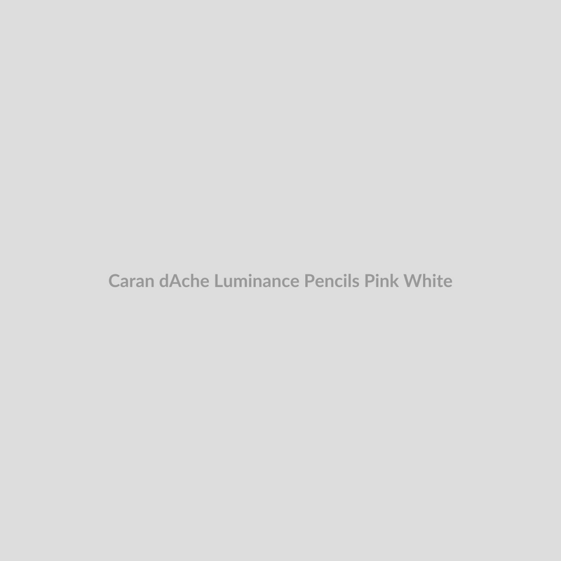 Caran d'Ache Luminance Pencils Pink White
