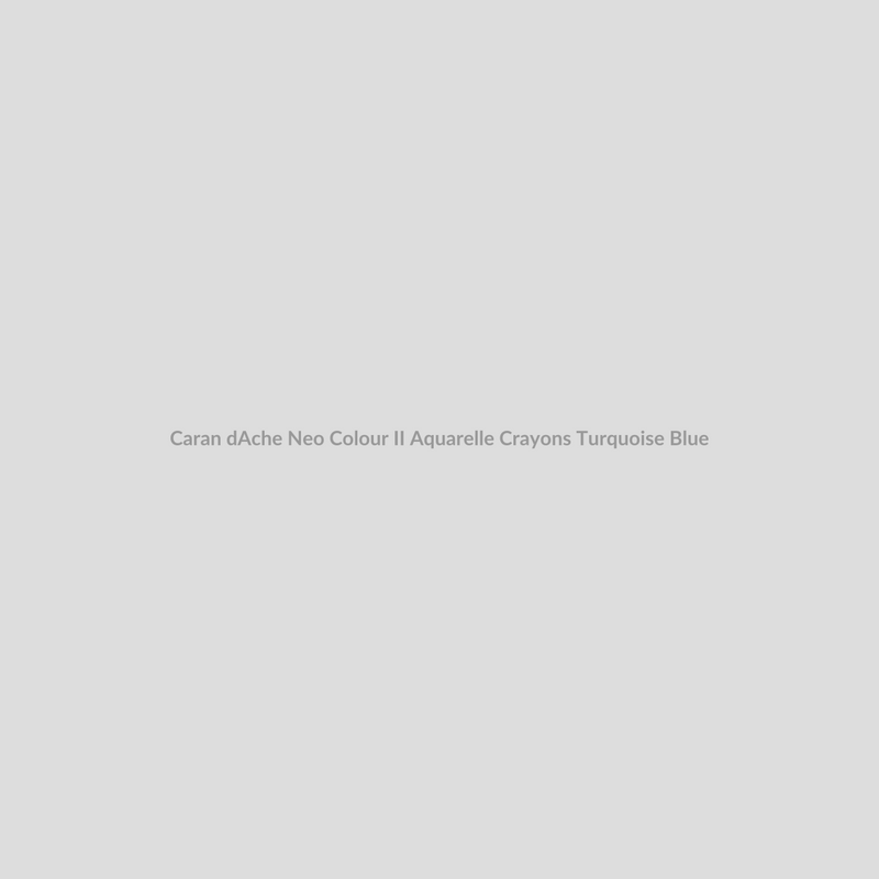 Caran d'Ache Neo Colour II Aquarelle Crayons Turquoise Blue