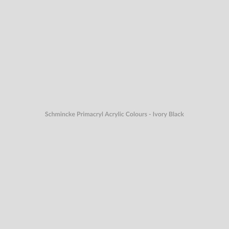 Schmincke Primacryl Acrylic Colours - Ivory Black