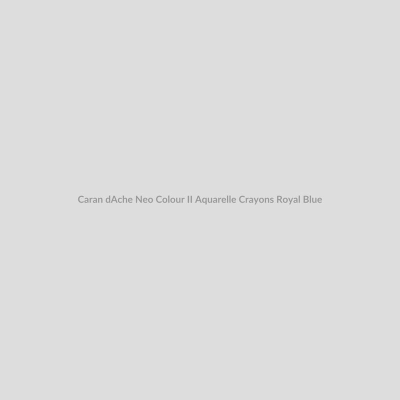 Caran d'Ache Neo Colour II Aquarelle Crayons Royal Blue
