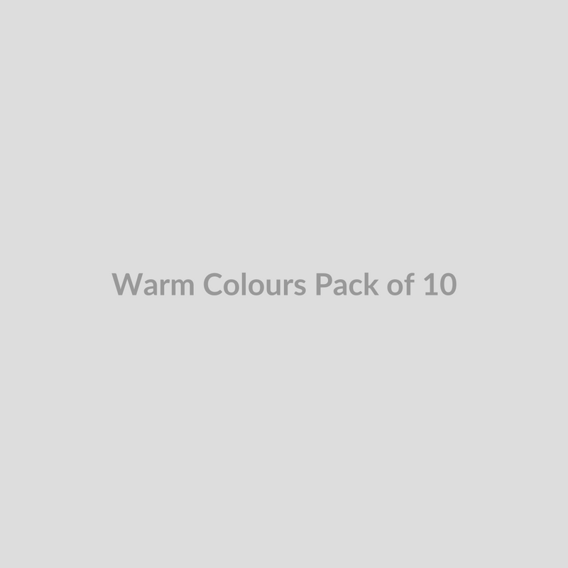 Colourfix Pastel Paper Warm Colours Pack of 10
