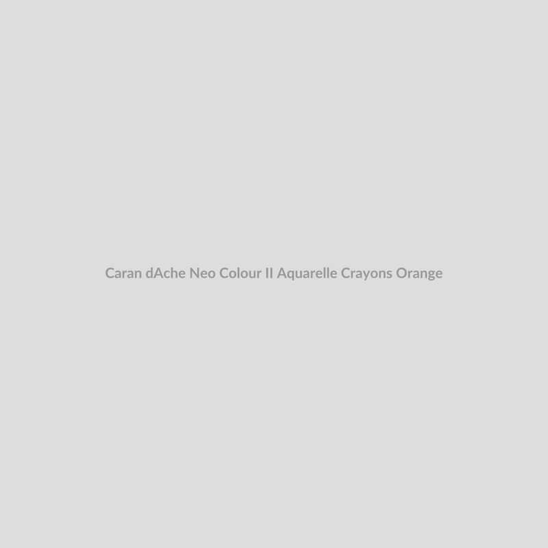 Caran d'Ache Neo Colour II Aquarelle Crayons Orange