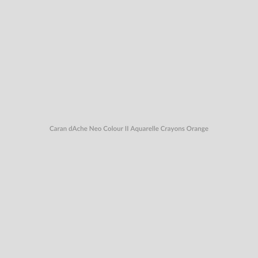 Caran d'Ache Neo Colour II Aquarelle Crayons Orange
