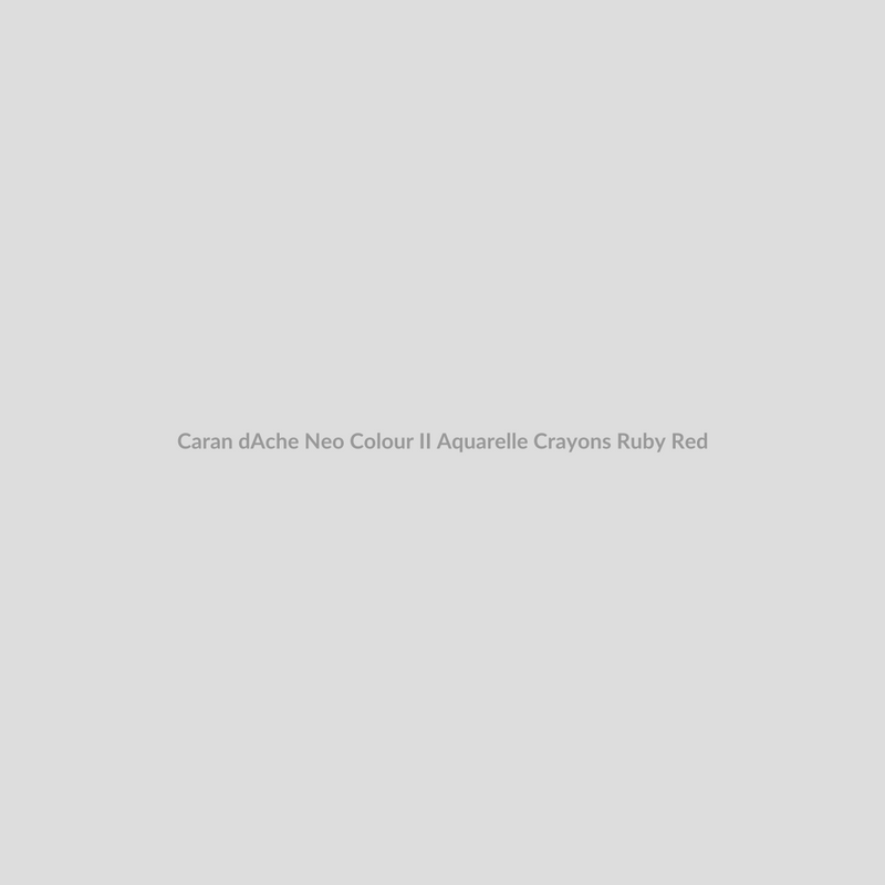 Caran d'Ache Neo Colour II Aquarelle Crayons Ruby Red