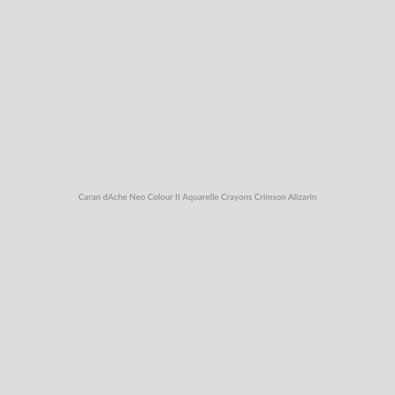 Caran d'Ache Neo Colour II Aquarelle Crayons Crimson Alizarin (Hue)