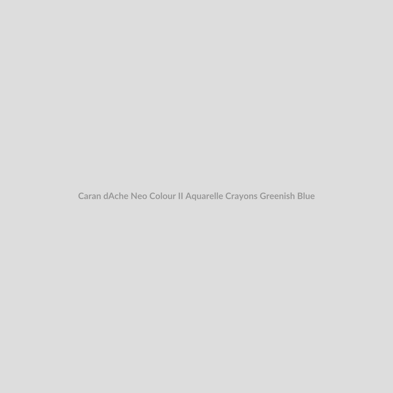 Caran d'Ache Neo Colour II Aquarelle Crayons Greenish Blue