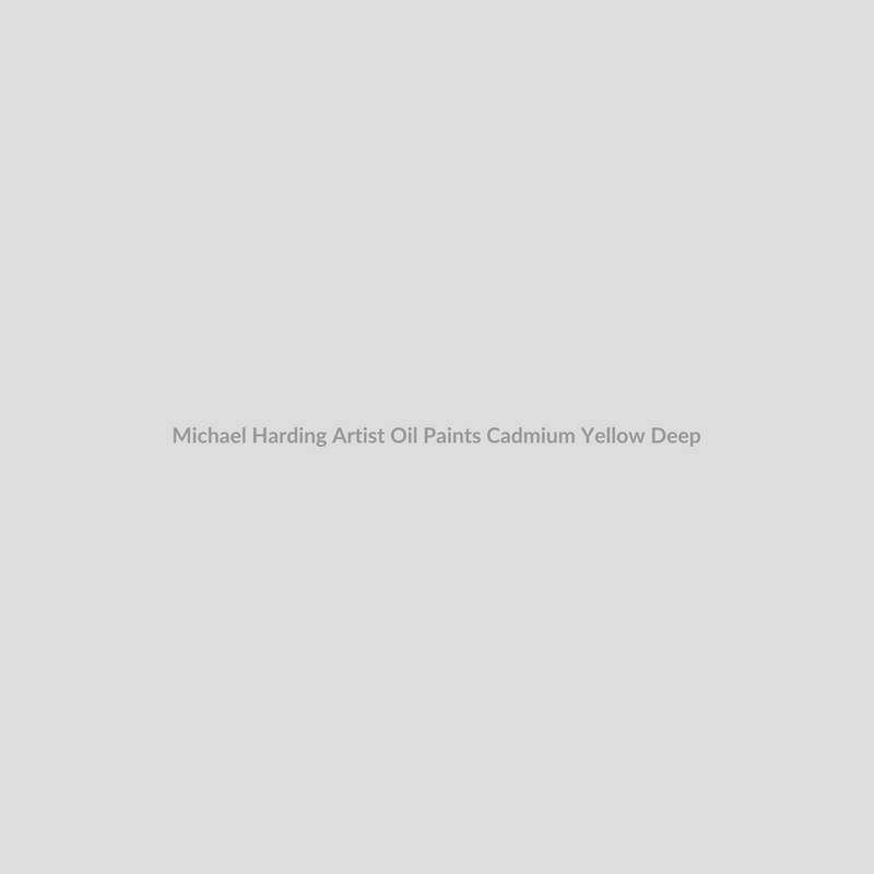 Michael Harding Artist Oil Paints Cadmium Yellow Deep
