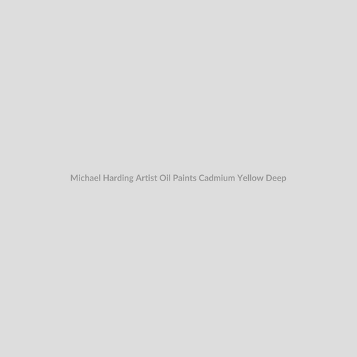 Michael Harding Artist Oil Paints Cadmium Yellow Deep