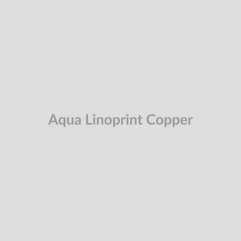 Aqua Linoprint Copper