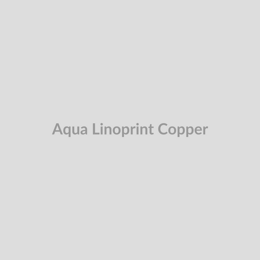 Aqua Linoprint Copper