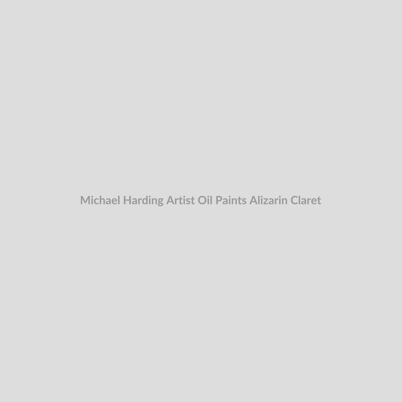 Michael Harding Artist Oil Paints Alizarin Claret