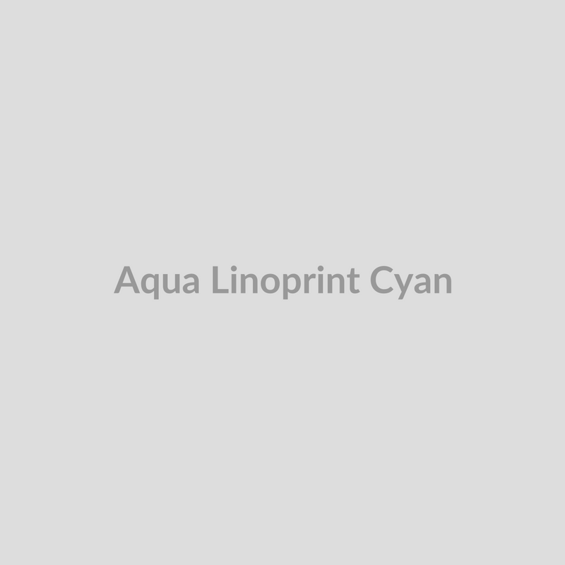 Aqua Linoprint Cyan