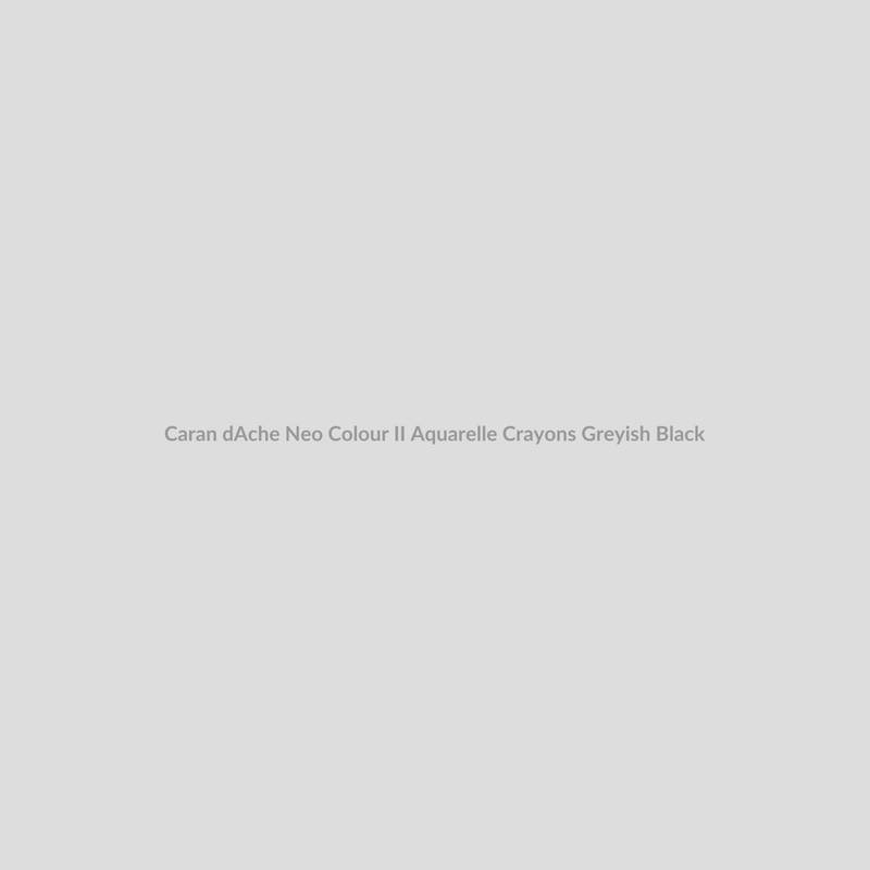 Caran d'Ache Neo Colour II Aquarelle Crayons Greyish Black