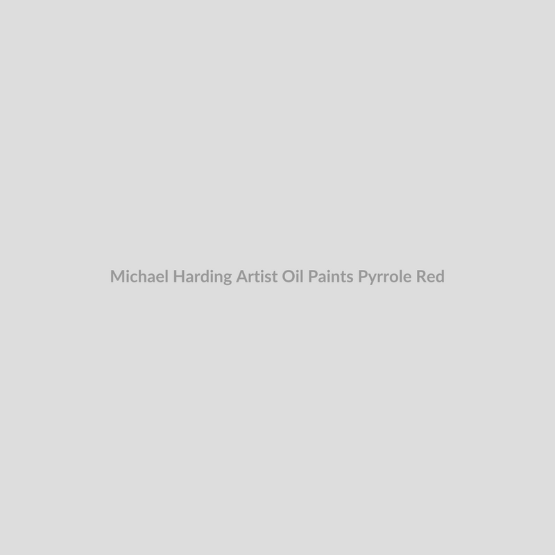 Michael Harding Artist Oil Paints Pyrrole Red