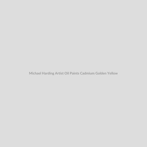 Michael Harding Artist Oil Paints Cadmium Golden Yellow