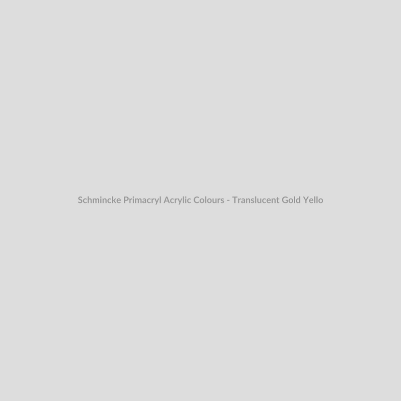 Schmincke Primacryl Acrylic Colours - Translucent Gold Yellow
