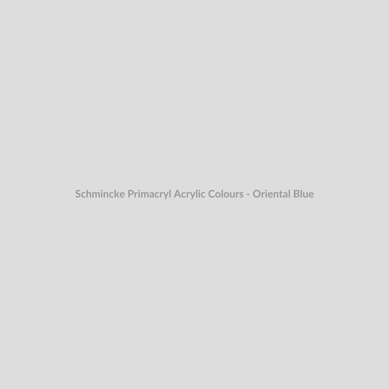 Schmincke Primacryl Acrylic Colours - Oriental Blue