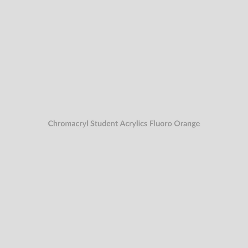 Chromacryl Student Acrylics Fluoro Orange