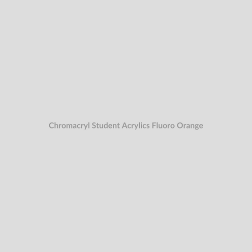 Chromacryl Student Acrylics Fluoro Orange