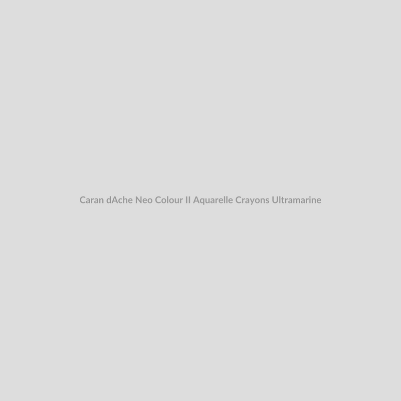 Caran d'Ache Neo Colour II Aquarelle Crayons Ultramarine