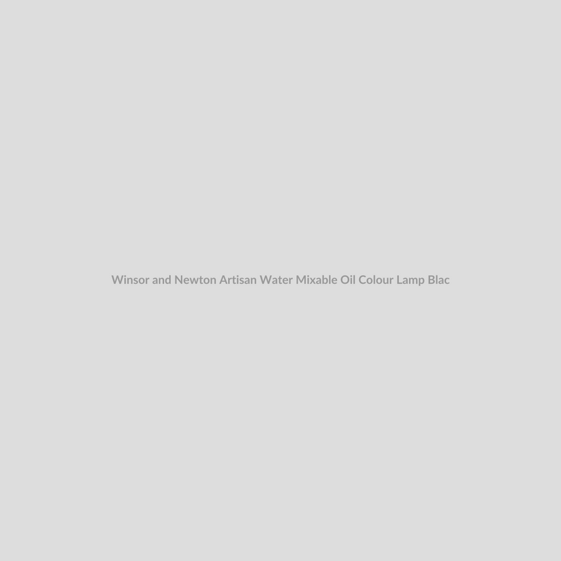 Winsor and Newton Artisan Water Mixable Oil Colour Lamp Black