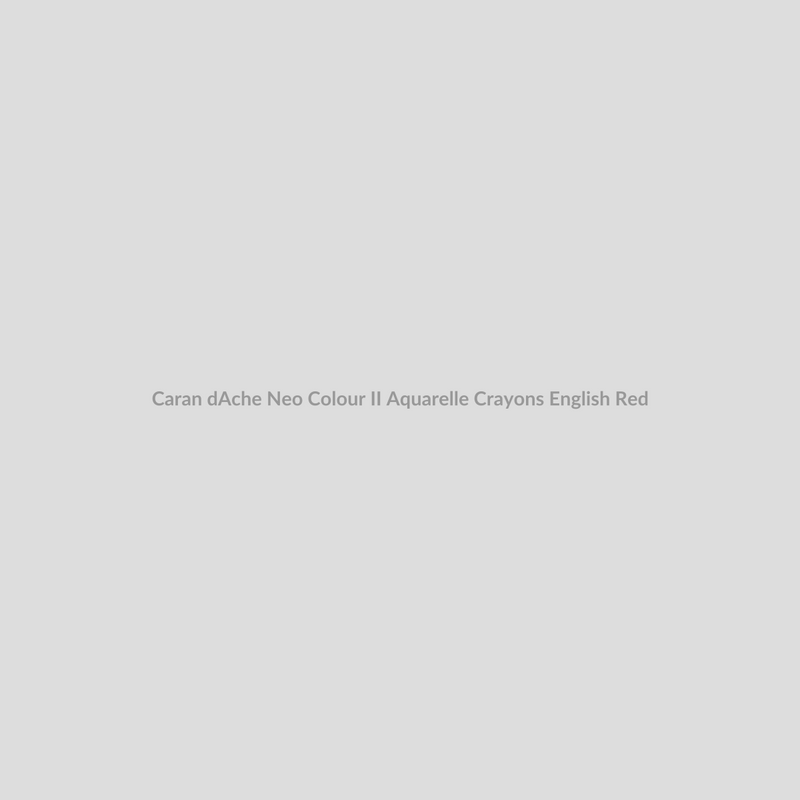 Caran d'Ache Neo Colour II Aquarelle Crayons English Red