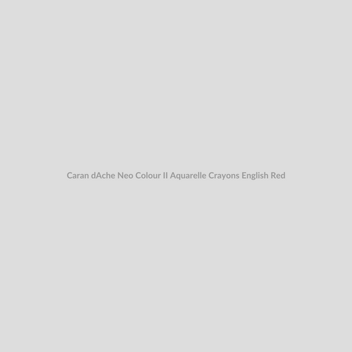 Caran d'Ache Neo Colour II Aquarelle Crayons English Red
