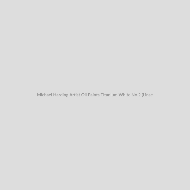 Michael Harding Artist Oil Paints Titanium White No.2 (Linseed Oil)