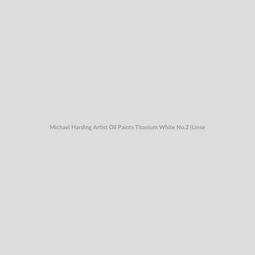 Michael Harding Artist Oil Paints Titanium White No.2 (Linseed Oil)