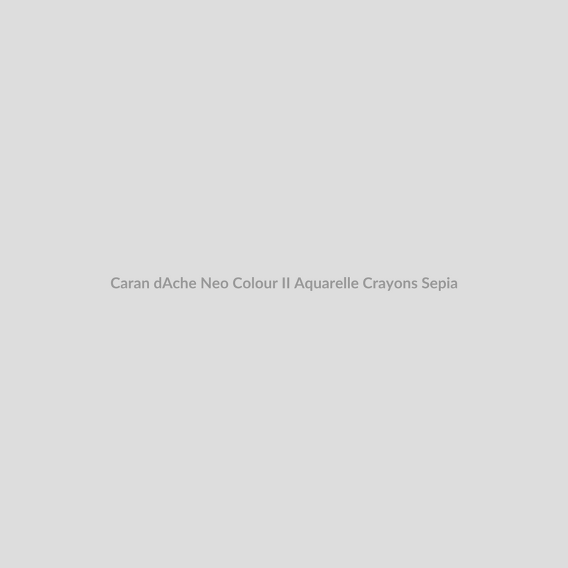 Caran d'Ache Neo Colour II Aquarelle Crayons Sepia