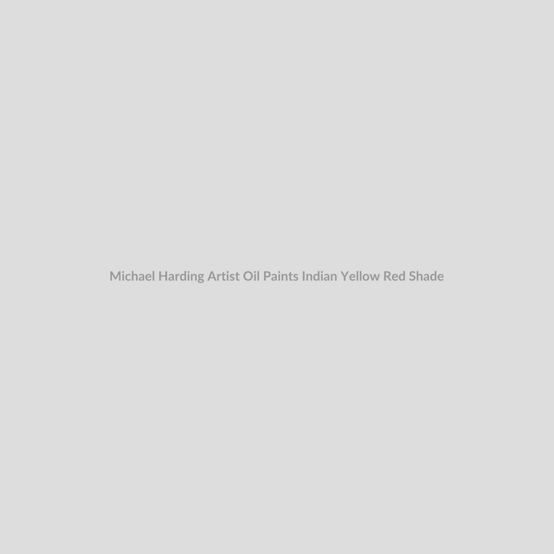 Michael Harding Artist Oil Paints Indian Yellow Red Shade
