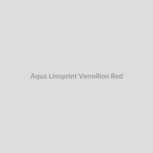 Aqua Linoprint Vermilion Red