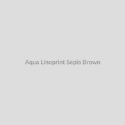 Aqua Linoprint Sepia Brown