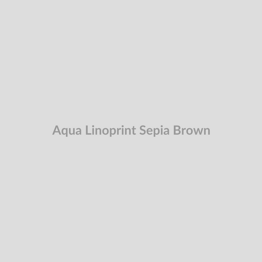 Aqua Linoprint Sepia Brown