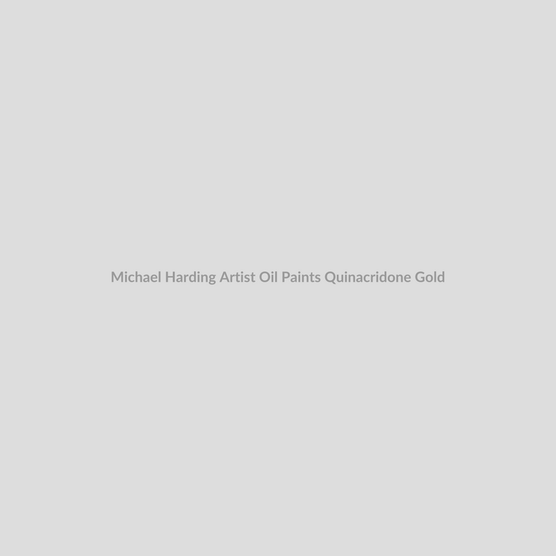 Michael Harding Artist Oil Paints Quinacridone Gold