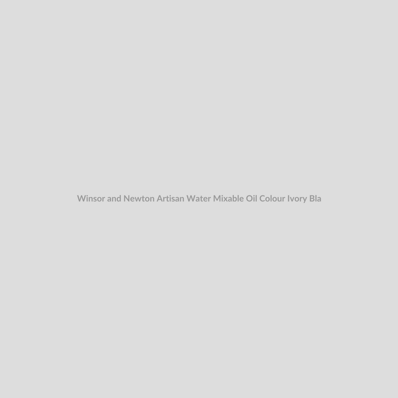 Winsor and Newton Artisan Water Mixable Oil Colour Ivory Black