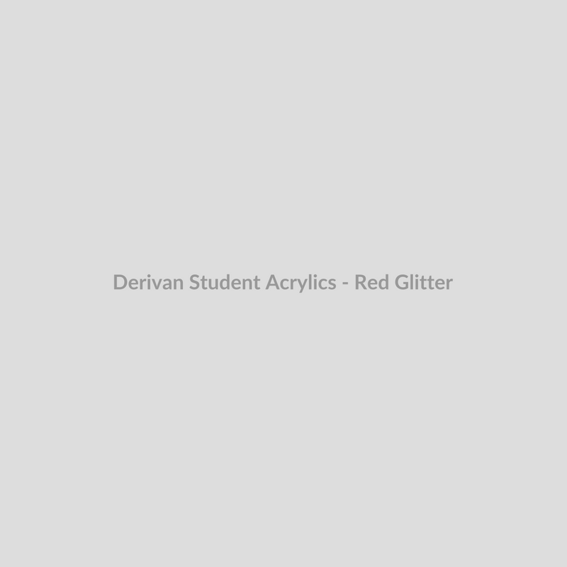 Derivan Student Acrylics Red Glitter