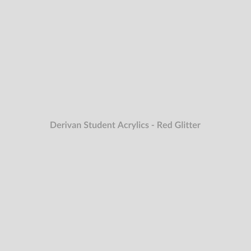 Derivan Student Acrylics Red Glitter