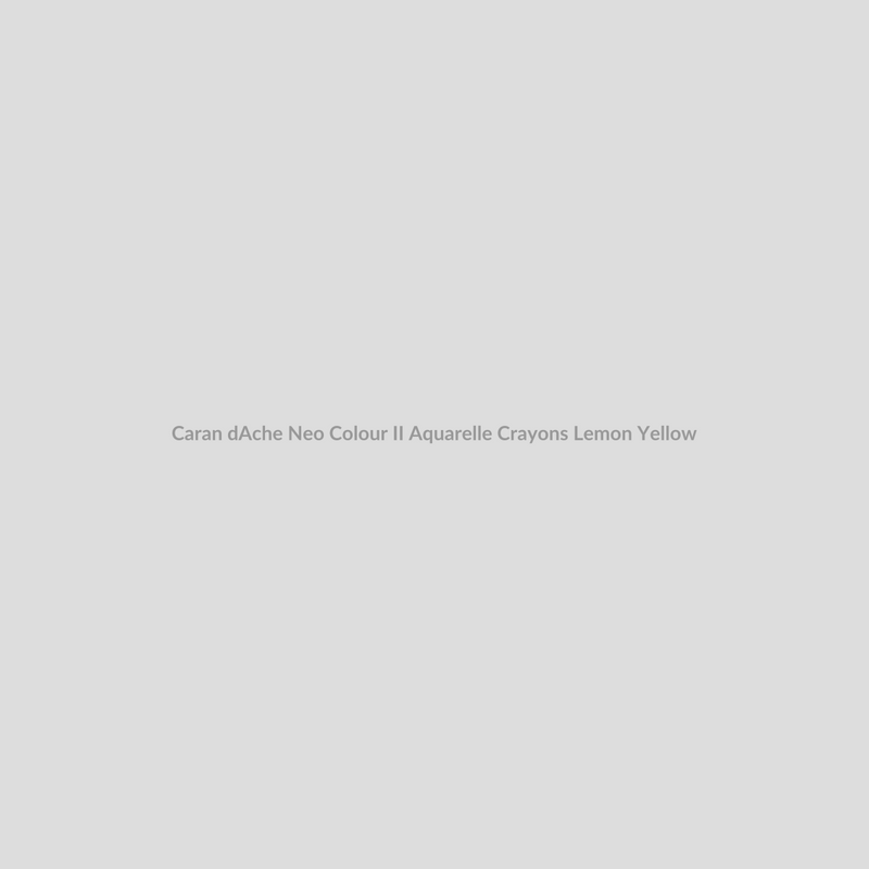 Caran d'Ache Neo Colour II Aquarelle Crayons Lemon Yellow
