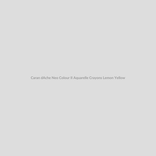 Caran d'Ache Neo Colour II Aquarelle Crayons Lemon Yellow