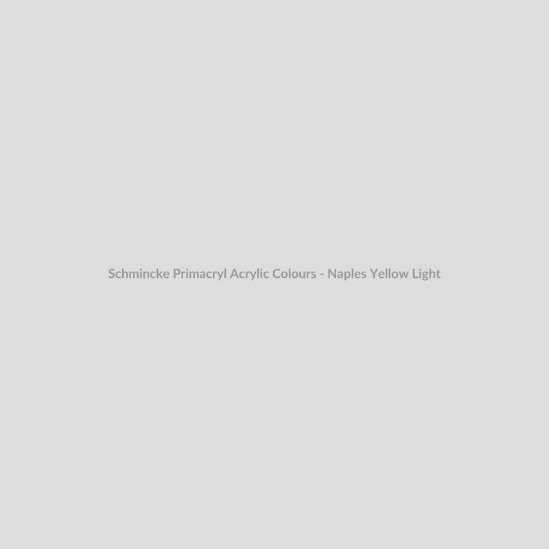 Schmincke Primacryl Acrylic Colours - Naples Yellow Light