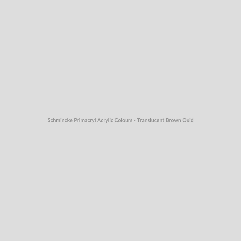 Schmincke Primacryl Acrylic Colours - Translucent Brown Oxide