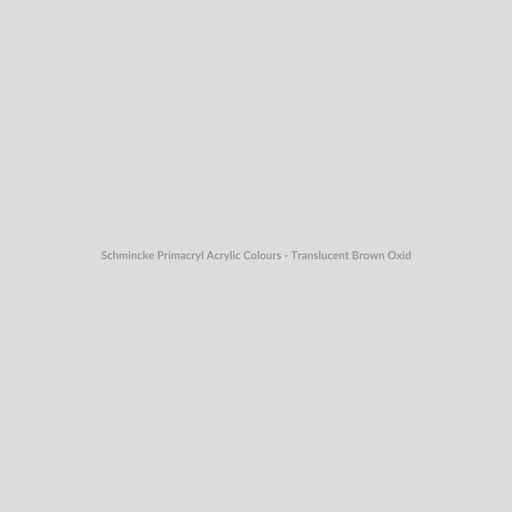 Schmincke Primacryl Acrylic Colours - Translucent Brown Oxide