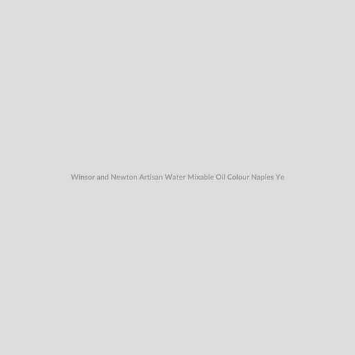 Winsor and Newton Artisan Water Mixable Oil Colour Naples Yellow Hue