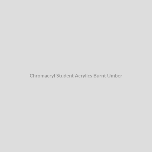 Chromacryl Student Acrylics Burnt Umber